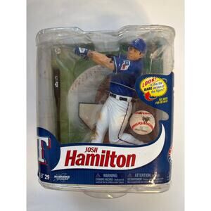 Josh Hamilton Mcfarlane Toys MLB Texas Rangers Action Figure Baseball Gift